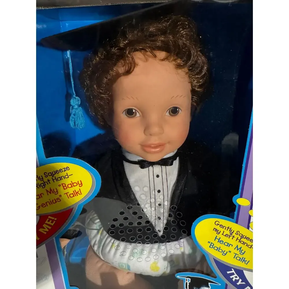 Vintage 1997 Toy Biz Baby Geniuses Wise-Cracking Sly Talking Doll in Box